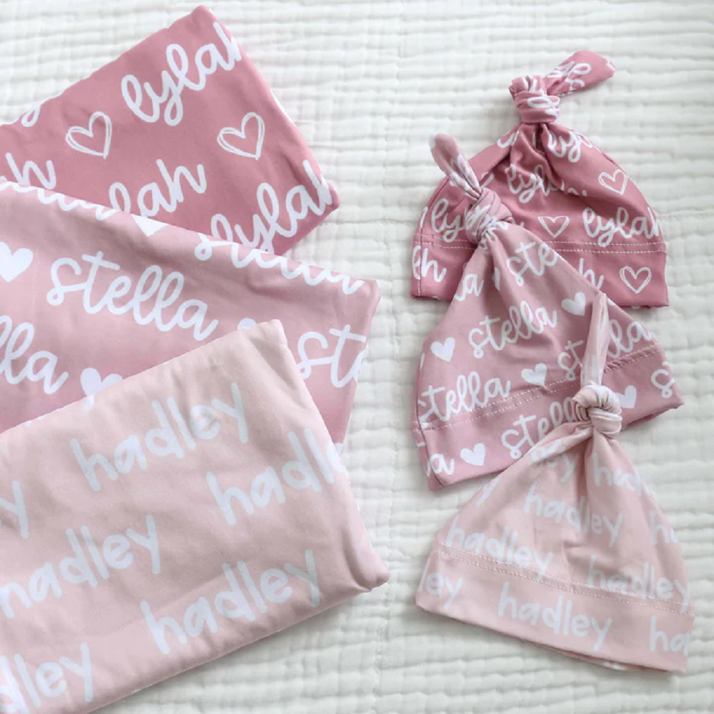 aden Lane Custom Baby Name Blanket
