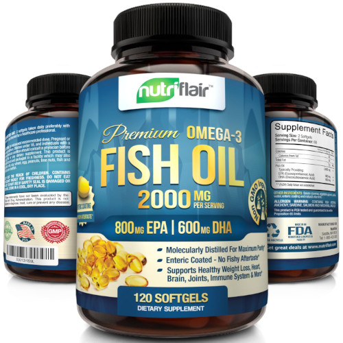 Premium Omega 3 Fish Oil  