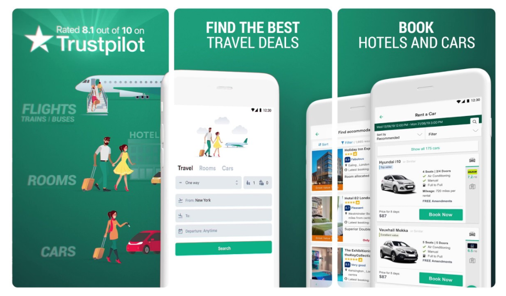 top 10 flight booking apps: kiwi
