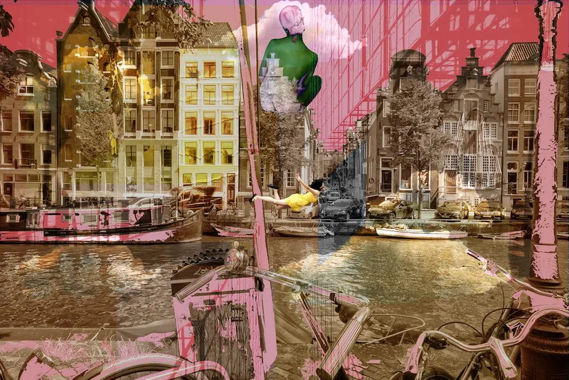 original art for sale online: Amsterdam View Opus