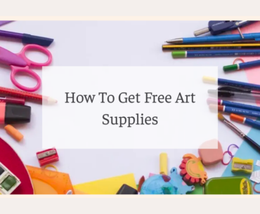 How To Get Free Art Supplies