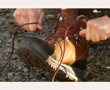 How to lace hiking shoes