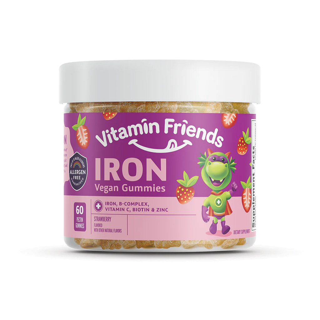 best iron supplement for kids Vitamin Friends Kids Vegan Iron Gummies