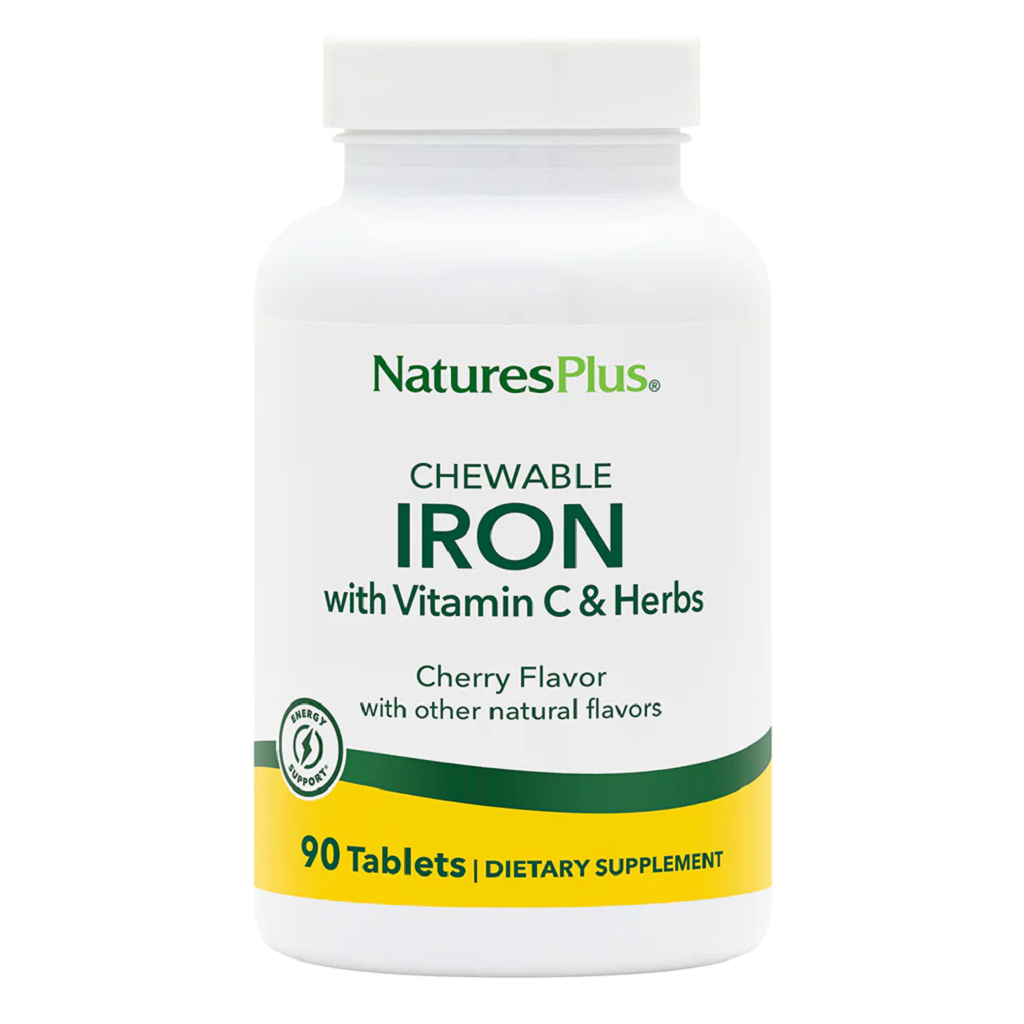 best iron supplement for pregnancy NaturesPlus Chewable Iron