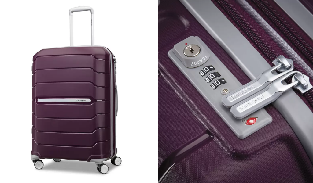 international travel luggage: samsonite