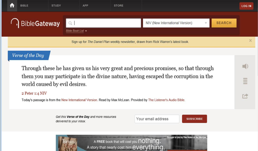 audio bible online bible - gateway