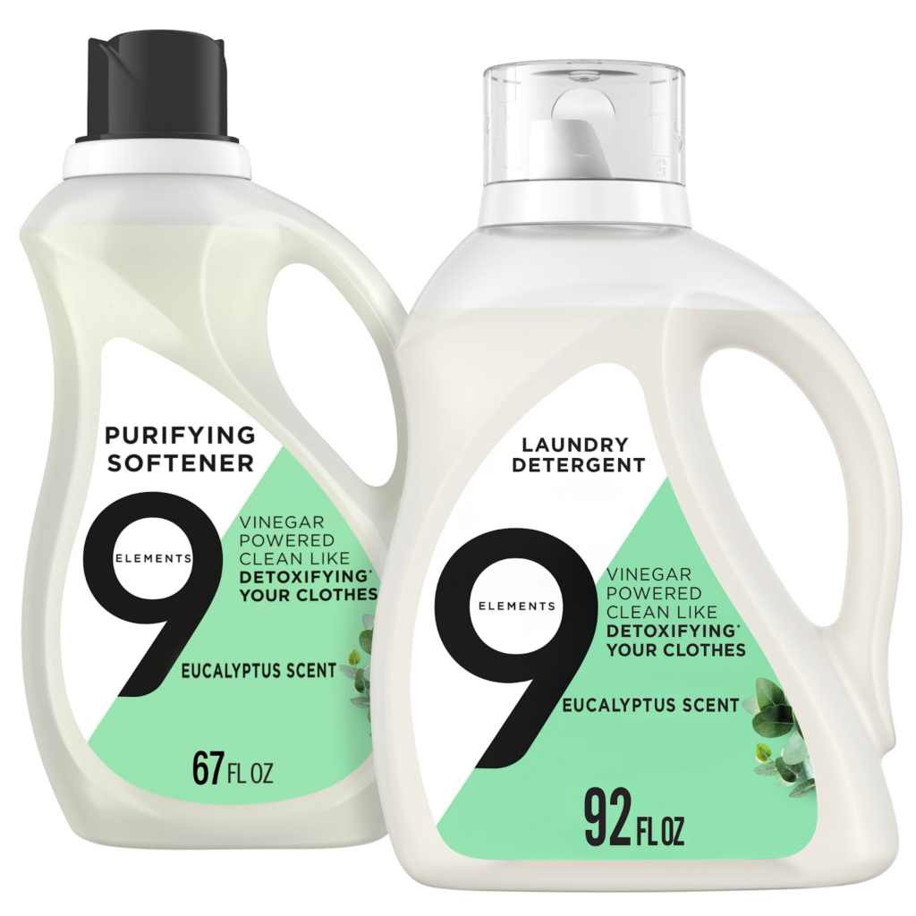 Best Eco Friendly Laundry Detergents: 9 Elements Natural Laundry Detergent Liquid Soap