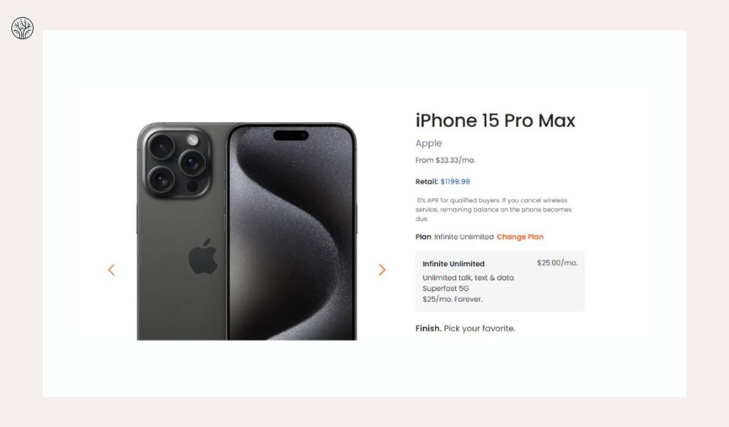 iPhone 15 Pro Max Deals at Boost Infinite